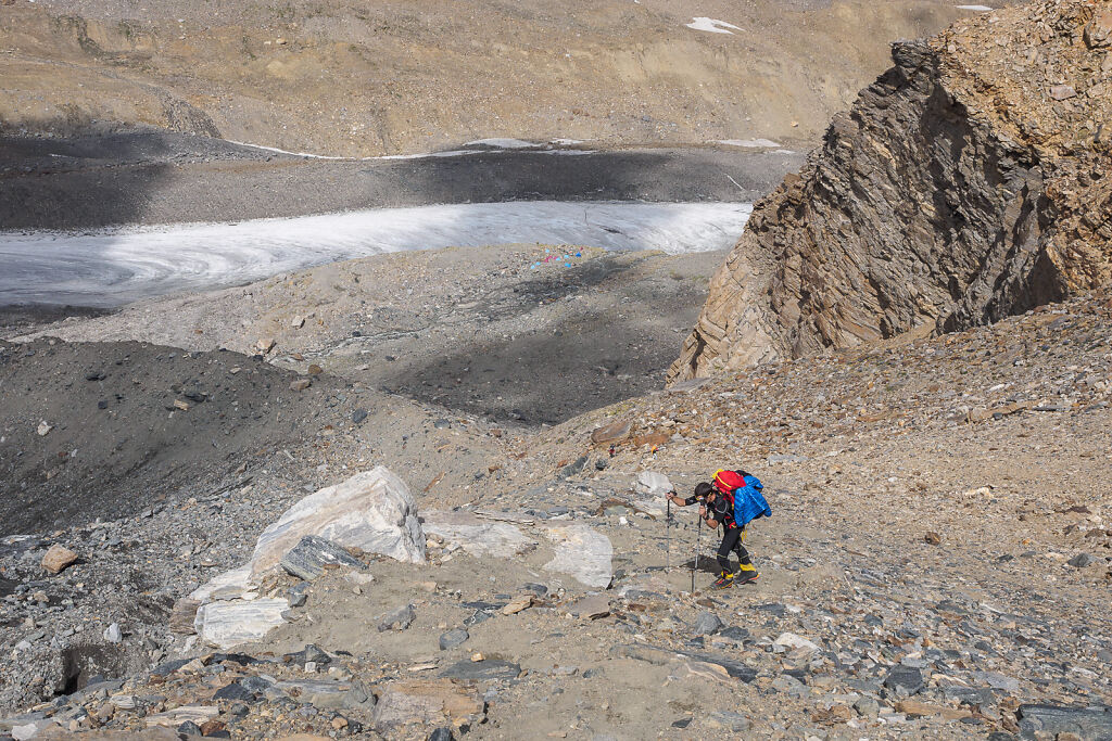 Climbing Mt. Nun