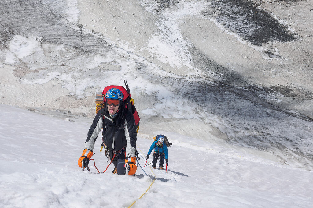 Climbing Mt. Nun