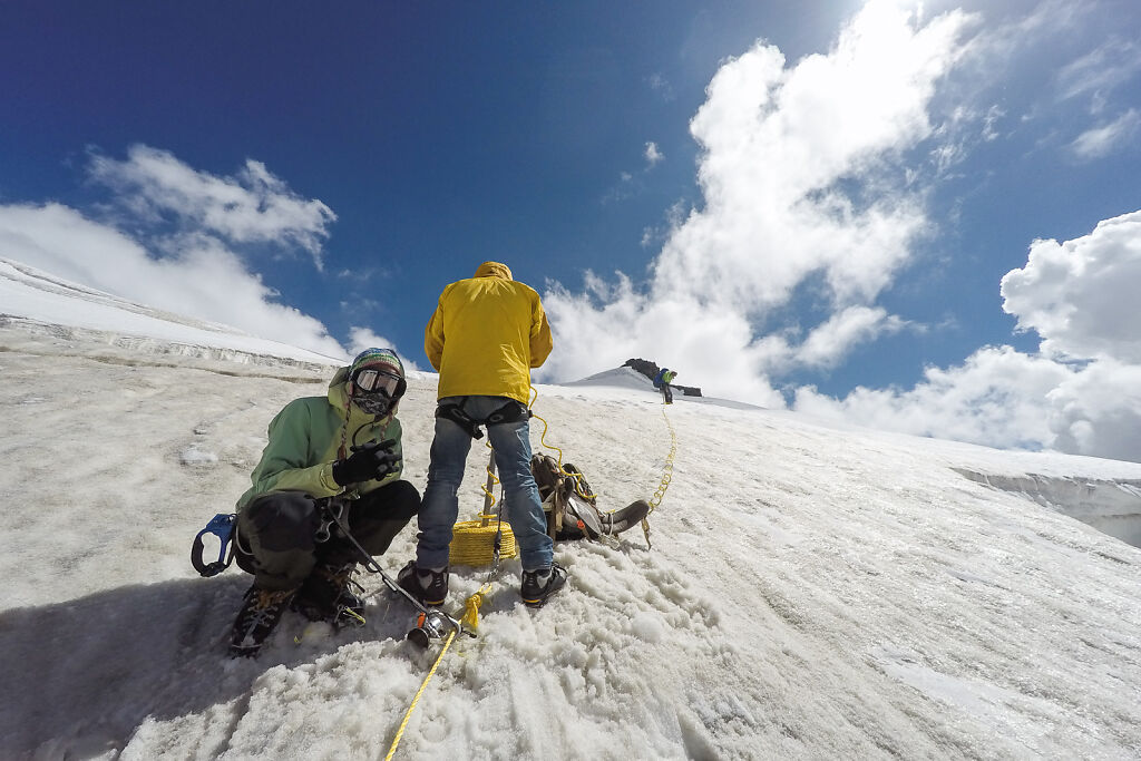 Climbing Mt. Nun