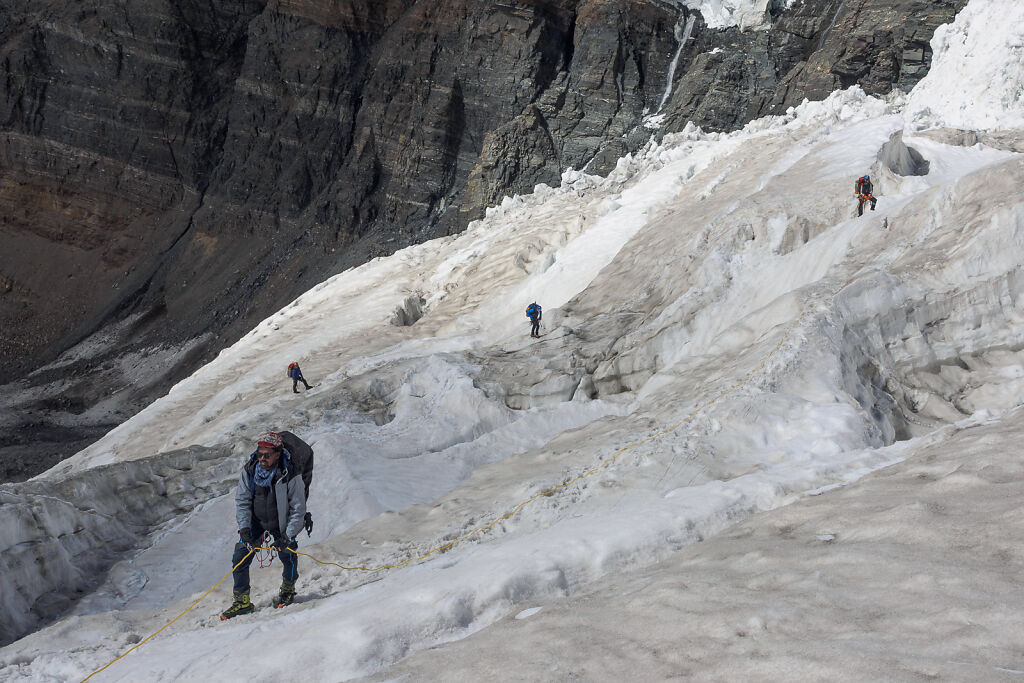 Climbing Mt. Nun