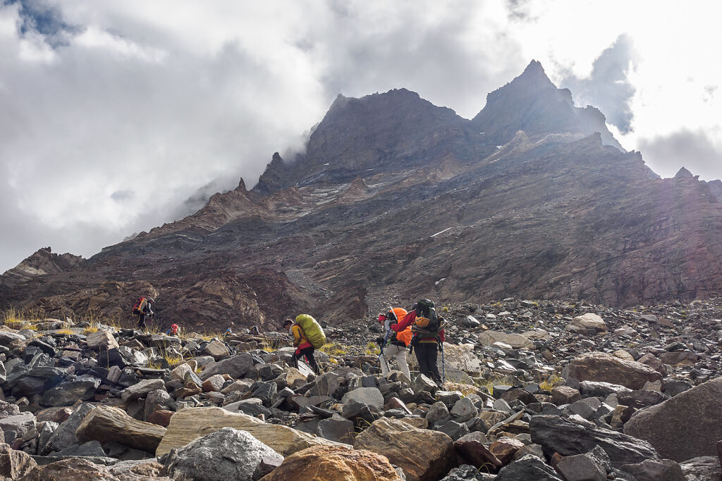 Climbing Mt. Nun